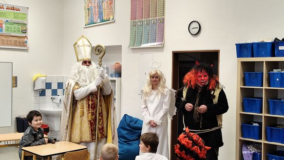 Mikulášská besídka v základní škole