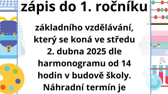 Zápis do 1. ročníku 
